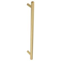 Burlington by Frelan Satin Brass 20mm T-Bar Door Pull Handle - Screw Fix - 425mm c/c - Belgrave Range