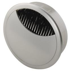 Altro Round Cable Tidy Grommet - 80mm Hole Size - Silver - Pack of 10