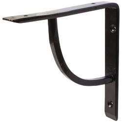 From The Anvil Plain Shelf Bracket - 152 x 152mm - Black