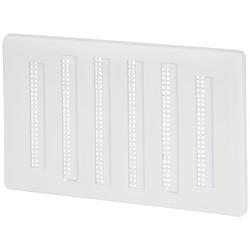 Hit & Miss Vent - 155 x 95mm - 2182mmÂ² Free Air Flow - White Plastic