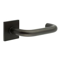 CRES by Frelan Dark Bronze Unsprung 19mm Fire Rated Return to Door Handles on Square Rose - CR-106 Range