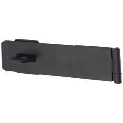 Light Duty Safety Hasp & Staple - 150mm Length - Black