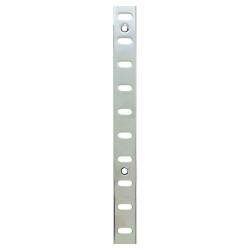 Altro Flat Bookcase Strip - 1829 x 19mm - Bright Zinc Plated