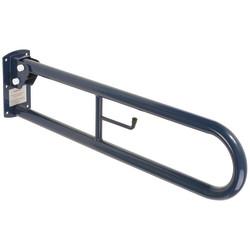 Fitzroy of London Hinged Support Grab Rail - 800 x 200mm - Dark Blue