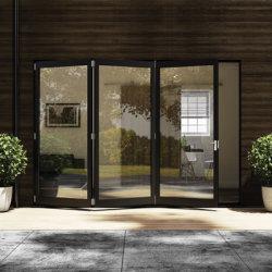 Barrier Vistafold Patio Bi-Folding Door Kit - 2 Door - 56-70mm Door Thickness - Right Hand - Gold