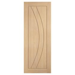 LPD Girona 3 Panel Pre-Finished Solid Internal Door - 1981 x 610 x 35mm - Oak