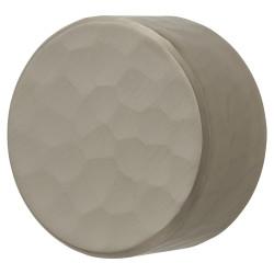 Alexander & Wilks Leila Hammered Round Cabinet Knob - 35mm Diameter - Satin Nickel