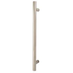 Altro Satin Stainless Steel 30mm T-Bar Door Pull Handle - Bolt Fix - 600mm Centres