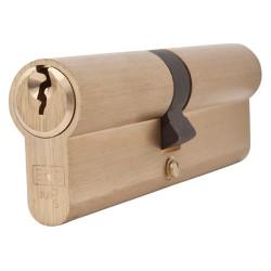 Touchpoint 5 Pin 95mm Euro Double Cylinder - 45 + 50mm - Polished Brass - Keyed to Differ
