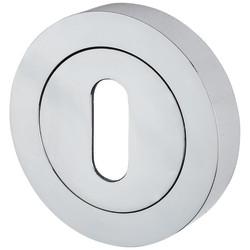 Touchpoint Escutcheon - 50mm Diameter - Keyhole - Polished Chrome