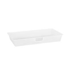 elfa Top Track System - Click In Shallow Mesh Basket for Gliding Frame - 580 x 327 x 85mm - Platinum
