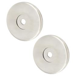 Altro Satin Stainless Steel Rose Set for 19mm Door Pull Handless - 52 x 6mm