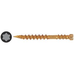 Reisser Flooring Torx Secret Fixing Wood Screws - 4.2 x 50mm - Yellow Zinc - Pack of 200