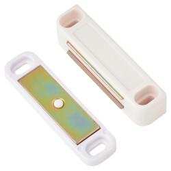 Touchpoint Veel-2 Magnetic Catch - 56 x 14 x 14mm - 4.5kg Pull - White