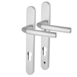 Hoppe Birmingham 1117/3811N uPVC Multipoint Door Handle - Short - 92mm c/c - 60mm door - Silver