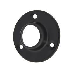 Rothley 19mm Tube Hanging Rail End Socket - Black - Pack of 2