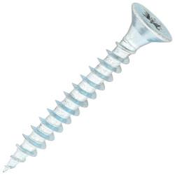 SiDAX General Purpose Pozi Countersunk Wood Screws - 5.0 x 40mm - Zinc Plated - Pack of 200