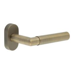 CRES by Frelan CR-102 uPVC Multipoint Door Handle on Oval Rose - Antique Brass