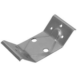 Steel Table Leg Plate - 126 x 57 x 40 x 60mm - Zinc Plated - Pack of 10