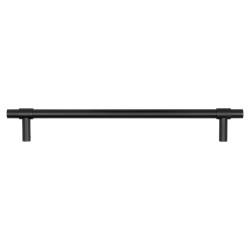 CRES by Frelan Black 20mm T-Bar Door Pull Handle - Screw Fix - 425 c/c