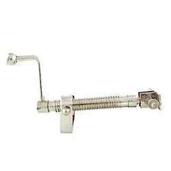 Hampstead Telescopic Skylight ScrewJack Opener with Handle - 276mm Length - 315mm Throw - Sat Chrome