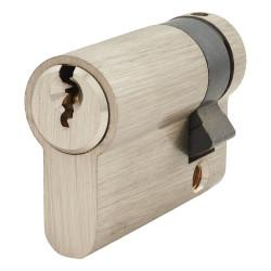 Eclipse 6 Pin 40mm Euro Single Cylinder - 35 + 10mm - Satin Nickel - Master Keyed