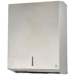 Dolphin Centre Fold Paper Towel Dispenser - 370 x 280 x 12mm - Satin Stainless Steel