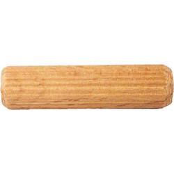 Fluted Wooden Dowel - M6 x 30mm - Pack of 100