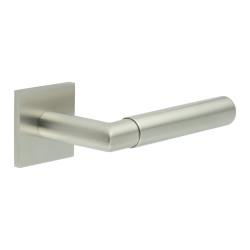 CRES by Frelan Satin Stainless Steel Fixed Dead Door Handles on Square Rose - CR-102 Range