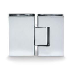 Bohle Bilbao Basic Glass to Glass Shower Hinge - 180° - 8-12mm Glass - Polished Chrome