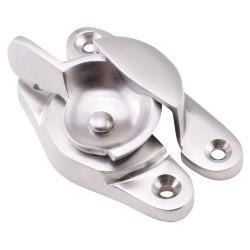 Altro 14mm Narrow Keep Fitch Sash Window Fastener - 65 x 14mm - Satin Chrome
