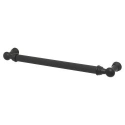 Altro Whitby Lines 10mm T-Bar Cabinet Pull Handle - 192mm Centres - Matt Black
