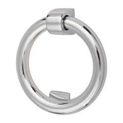 Heritage Brass by M Marcus Ring Door Knocker - Polished Chrome - 107 x 77mm