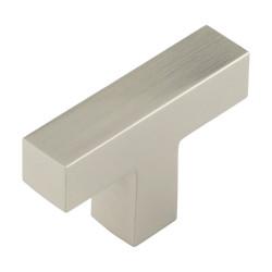 Burlington by Frelan 25mm Trafalgar T-Bar Cabinet Knob - 60 x 41mm - Satin Nickel