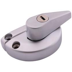 Altro uPVC/Timber 10mm Narrow Back Keep Locking Fitch Sash Window Fastener - 65 x 10mm - Sat Chrome