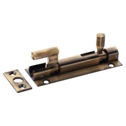 Altro Antique Brass Necked Barrel Bolt - 75 x 25mm