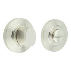Burlington by Frelan Inner 3 Turn & Release with Chamfered Rose - 47mm Diameter - Satin Nickel