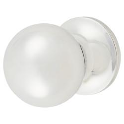 Heritage Brass by M Marcus Ball Cabinet Knob - 25mm Diameter - Polished Chrome
