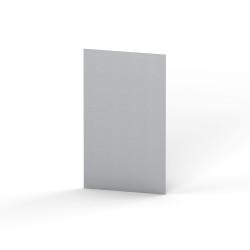 Bohle VetroMount Stick On End Cap for Top Mount Profile -130 x 75mm - Anodised Aluminium