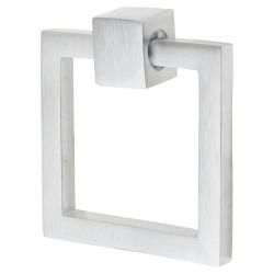 Heritage Brass by M Marcus Square Ring Cabinet Drop Handle - 50 x 55mm - Satin Chrome