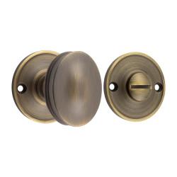 Burlington by Frelan Bathroom Turn & Release - 40mm Diameter - Antique Brass