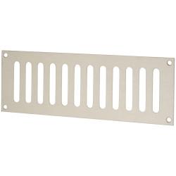Altro Plain Slotted Vent - 229 x 76mm - 4085mm² Free Air Flow - Satin Stainless Steel