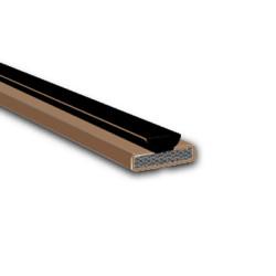 Pyroplex Fire & Smoke Intumescent Strip - FD60 - 20 x 4 x 2100mm with Brush - Brown - Pack of 10