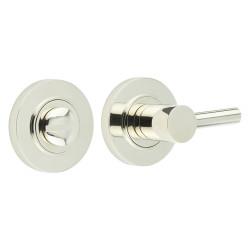 Burlington by Frelan Easy Turn & Release with Plain Rose - 50mm Diameter - Polished Nickel