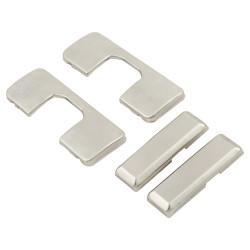 Klug Cabinet Hinge Cover Plate - Suits 95°, 105° & 110° Cabinet Hinges - 2 x Arm & 2 x Boss Covers