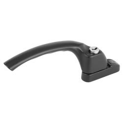 Hoppe uPVC/Timber Espagnolette Locking Multipoint Window Handle - Left Hand - Black