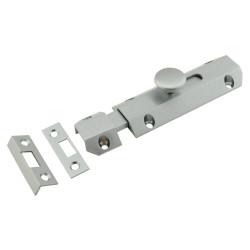 Carlisle Brass French Door Bolt/Flat Section Bolt - 100 x 36mm - Satin Chrome