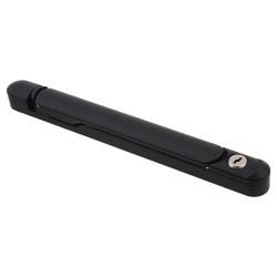 Jackloc uPVC Inline Espagnolette Locking Multipoint Window Handle - 50mm Spindle - Dual - Black