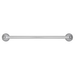 Croydex Westminster Round Towel Rail - 57 x 520 x 80mm - Polished Chrome