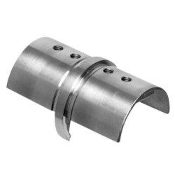 Barrier Sabco Balustrade Handrail Inline Connector - 60 x 40mm - Sat Stainless